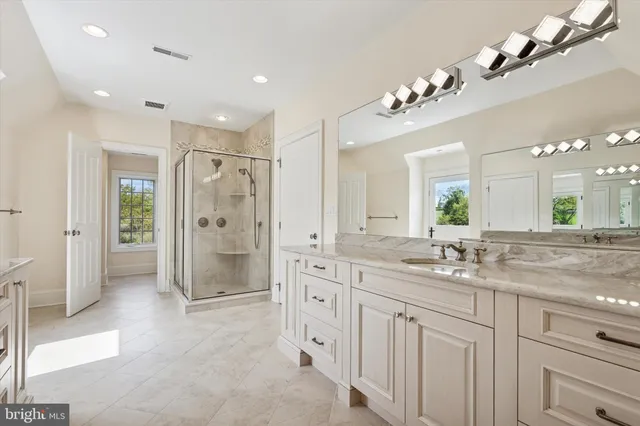 a room with a table and a chair