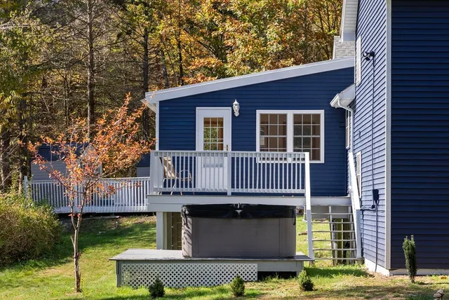 a view of a house with a swimming pool