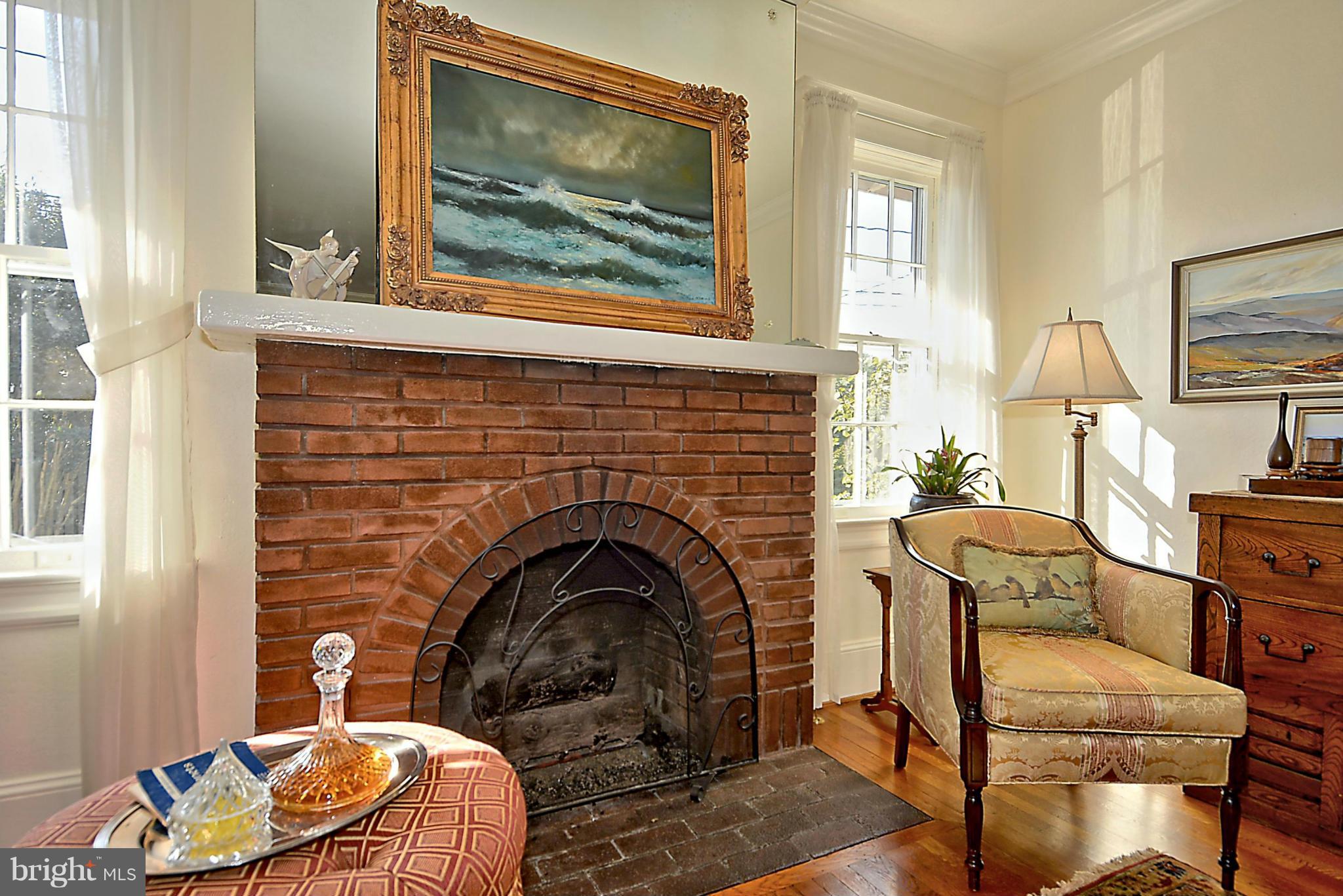 1914 South Arlington Ridge Road Arlington, VA 22202 - Photo 8 of 30 Brick Fireplace with Completely Relined Chimney!