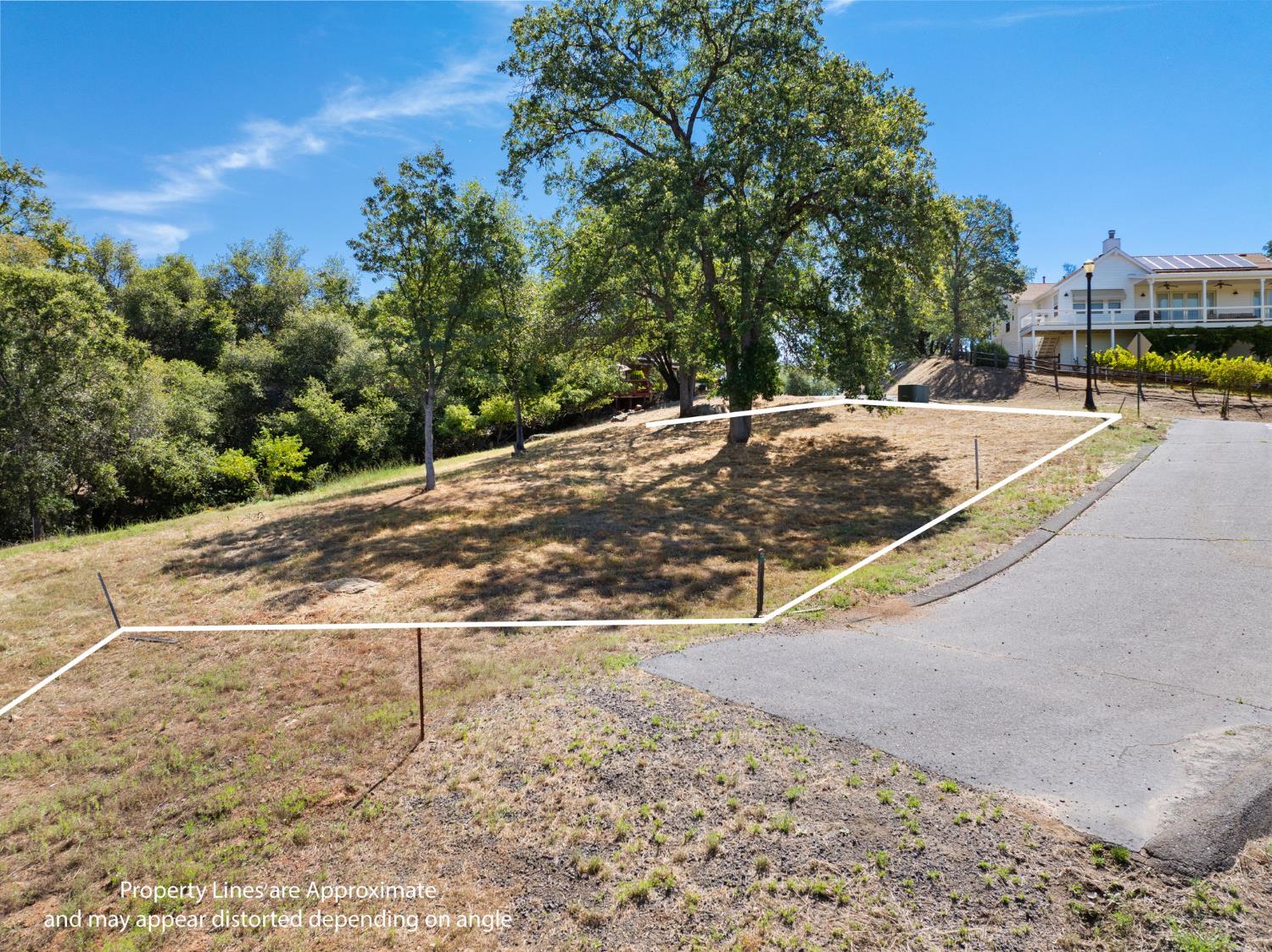 751 Grinding Rock Road Angels Camp, CA 95222 - Photo 5 of 19 This is a Partial View from the side of this .32 Acre Premium Lot and the diagram is approximate.