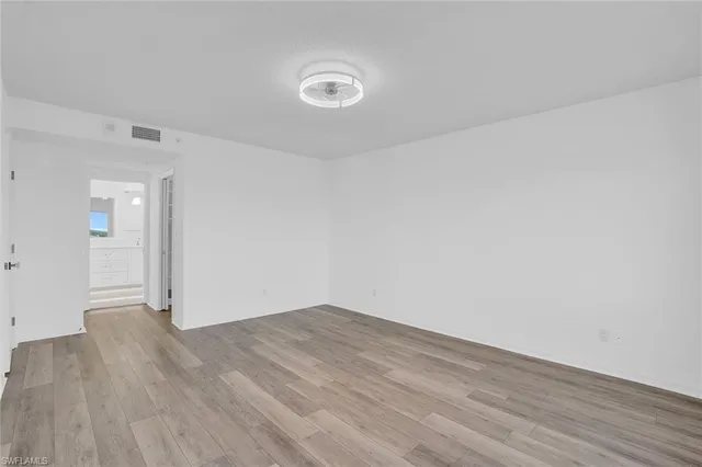 wooden floor in a room