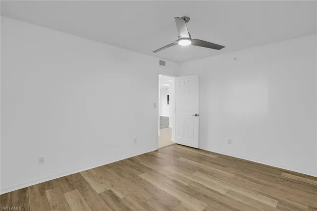 wooden floor in an empty room