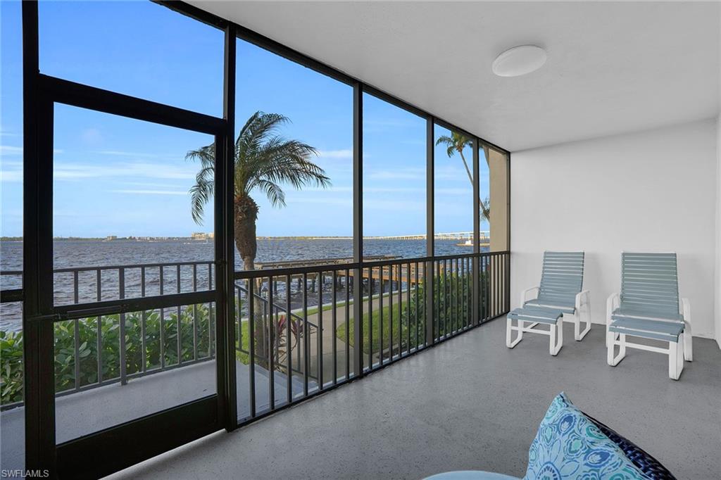 1925 Clifford Street, Unit 1102 Fort Myers, FL 33901 - Photo 45 of 50 a view of a balcony with chairs