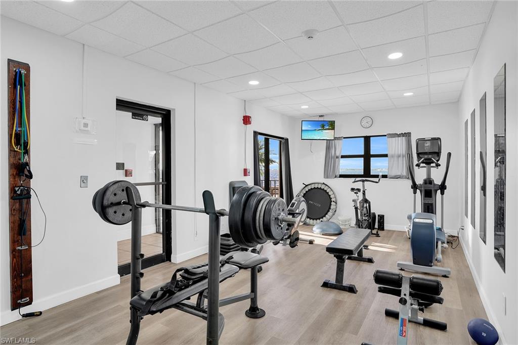 1925 Clifford Street, Unit 1102 Fort Myers, FL 33901 - Photo 48 of 50 a view of a room with gym equipment