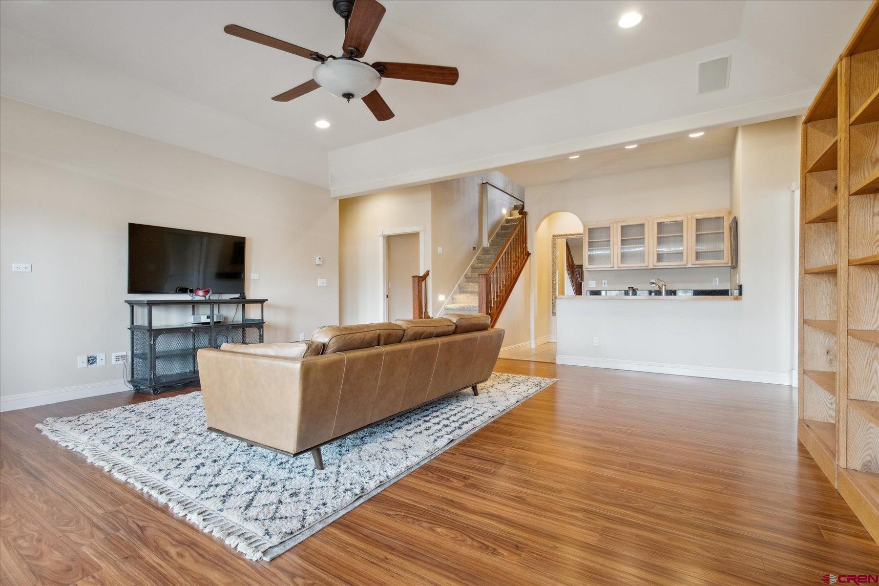 39 Ophir Drive Durango, CO 81301 - Photo 25 of 44 a living room with furniture and a flat screen tv