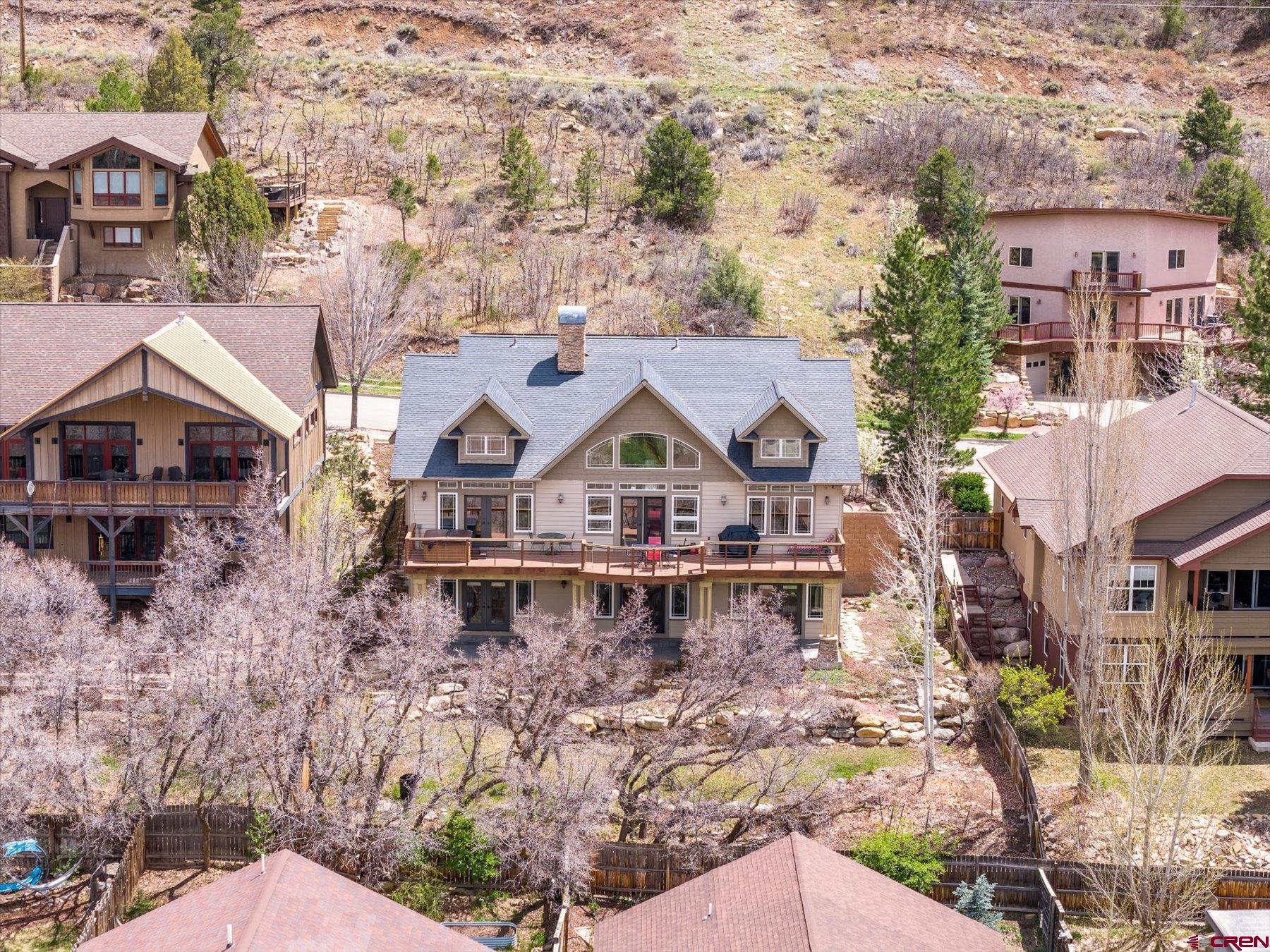 39 Ophir Drive Durango, CO 81301 - Photo 42 of 44 a aerial view of a house with a yard