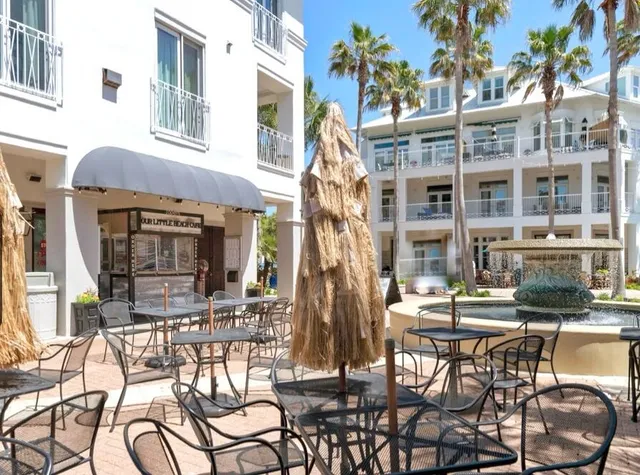 a backyard of a house