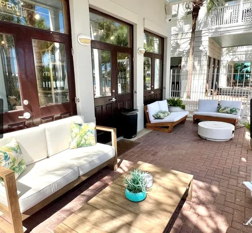 a view of city from balcony