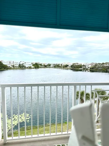 a view of city from balcony