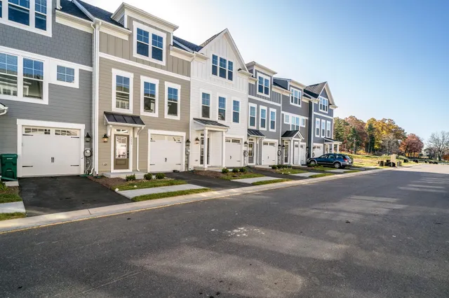 a front view of a building