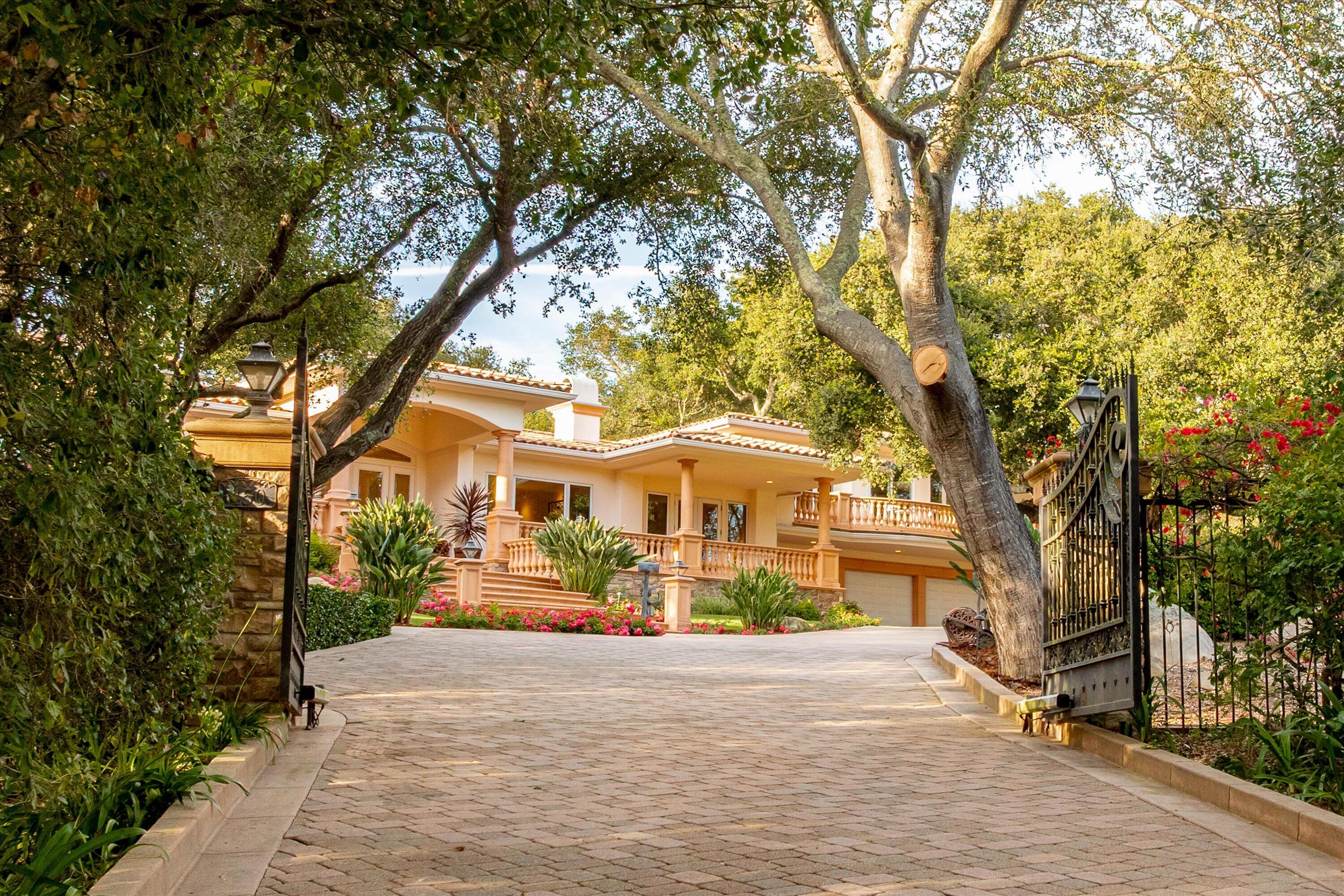 450 El Cielito Road Santa Barbara, CA 93105 - Photo 2 of 30 Entry Gate
