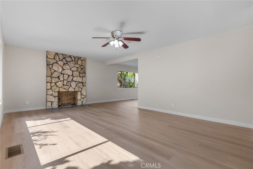 443 Woodbury Road Glendale, CA 91206 - Photo 9 of 48 Living Room with Fireplace