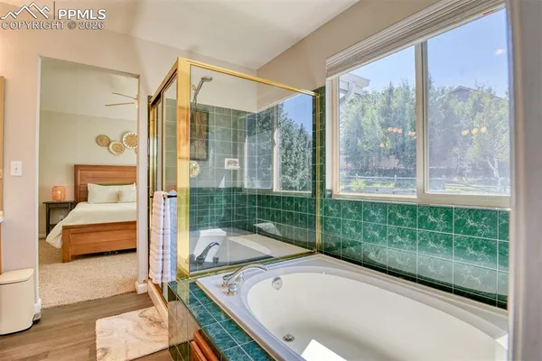 a bathroom with a sink vanity and a mirror