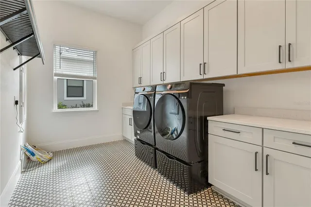 an empty room with a natural light