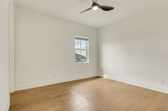 a aerial view of a house with garden and plants