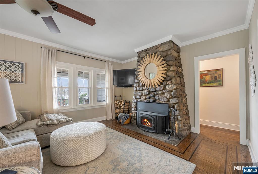 203 Long Pond Road West Milford, NJ 07421 - Photo 9 of 50 a living room with furniture and a fireplace