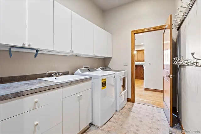 a view of storage and utility room