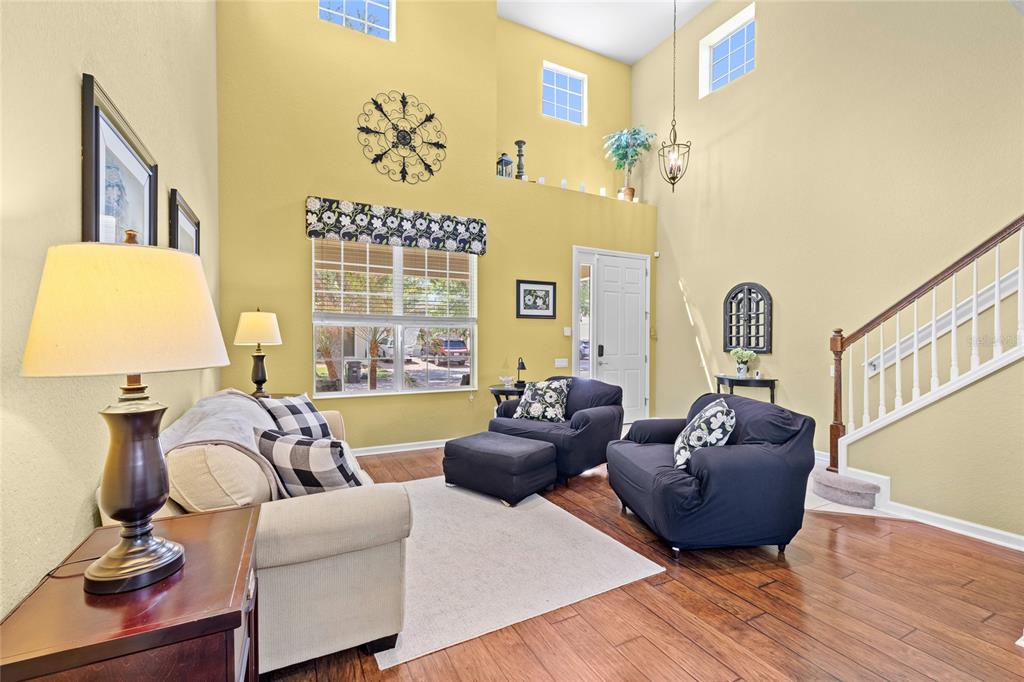 13243 Charfield Street Windermere, FL 34786 - Photo 13 of 39 a living room with fireplace furniture and a window
