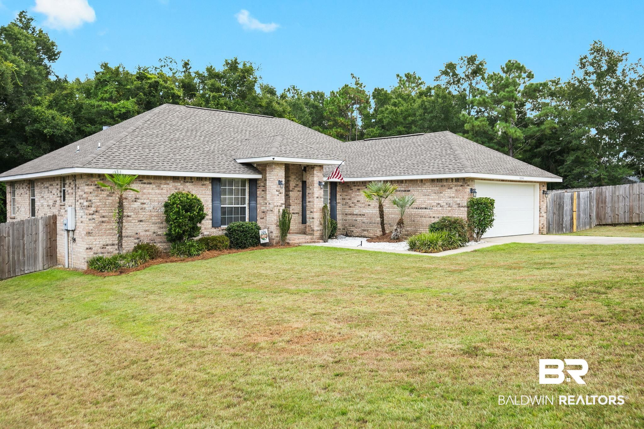 28246 Turkey Branch Drive Daphne, AL 36526 - Photo 4 of 41 Single story home featuring a garage and a front lawn