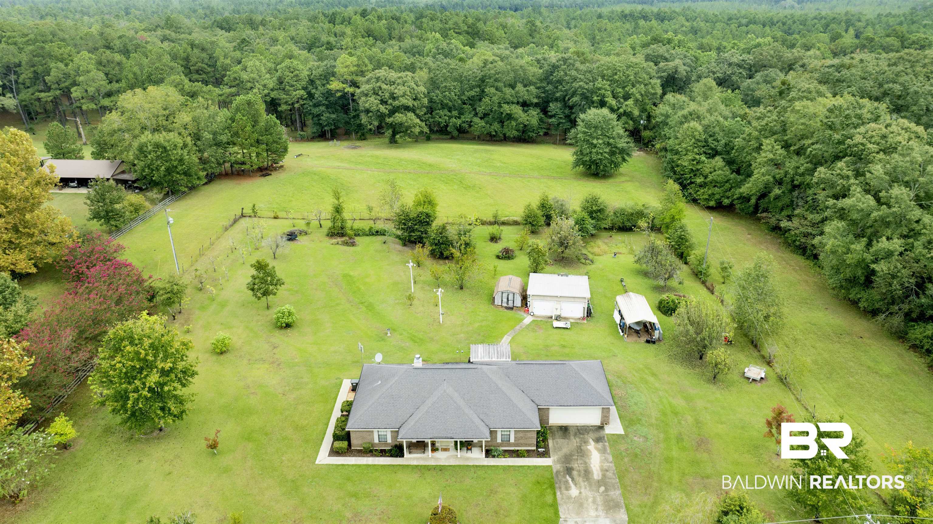 54563 Splinter Hill Road Perdido, AL 36562 - Photo 26 of 29 Birds eye view of property with a rural view