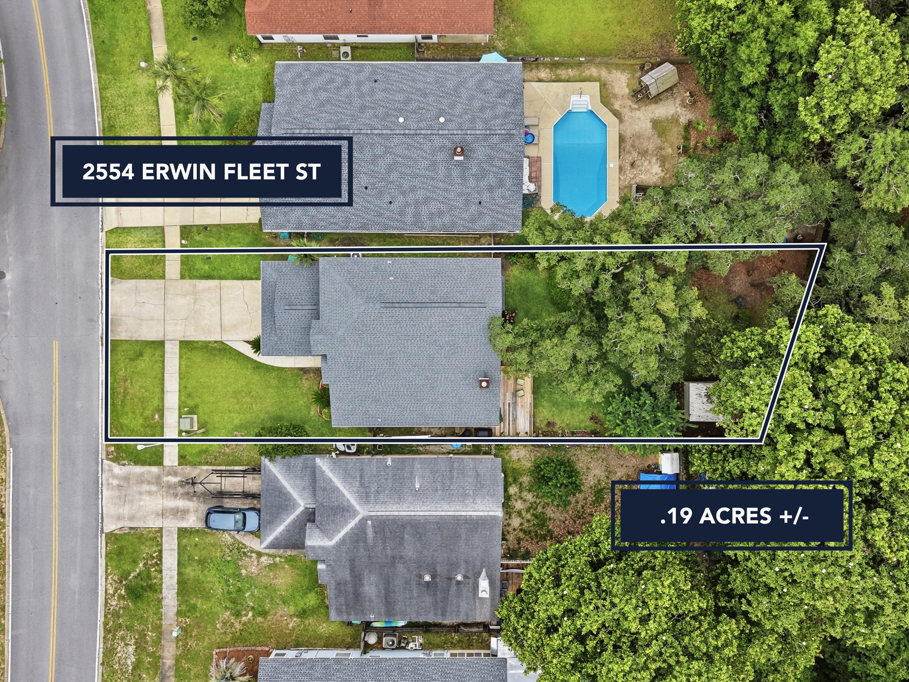 2554 Erwin Fleet Road Shalimar, FL 32579 - Photo 65 of 78 2554 erwin fleet st drone-1