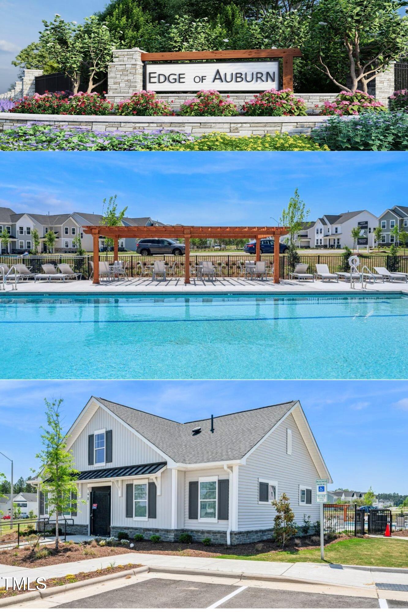 429 Lily Grv Loop Raleigh, NC 27610 - Photo 32 of 32 a view of an outdoor space with swimming pool and tennis court