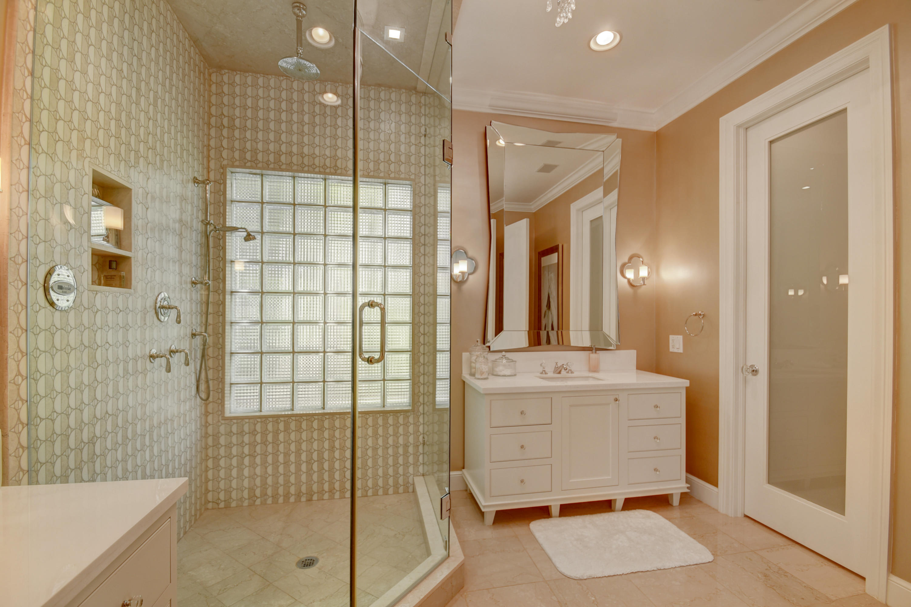 4191 Briarcliff Circle Boca Raton, FL 33496 - Photo 22 of 37 a bathroom with a sink a toilet and shower