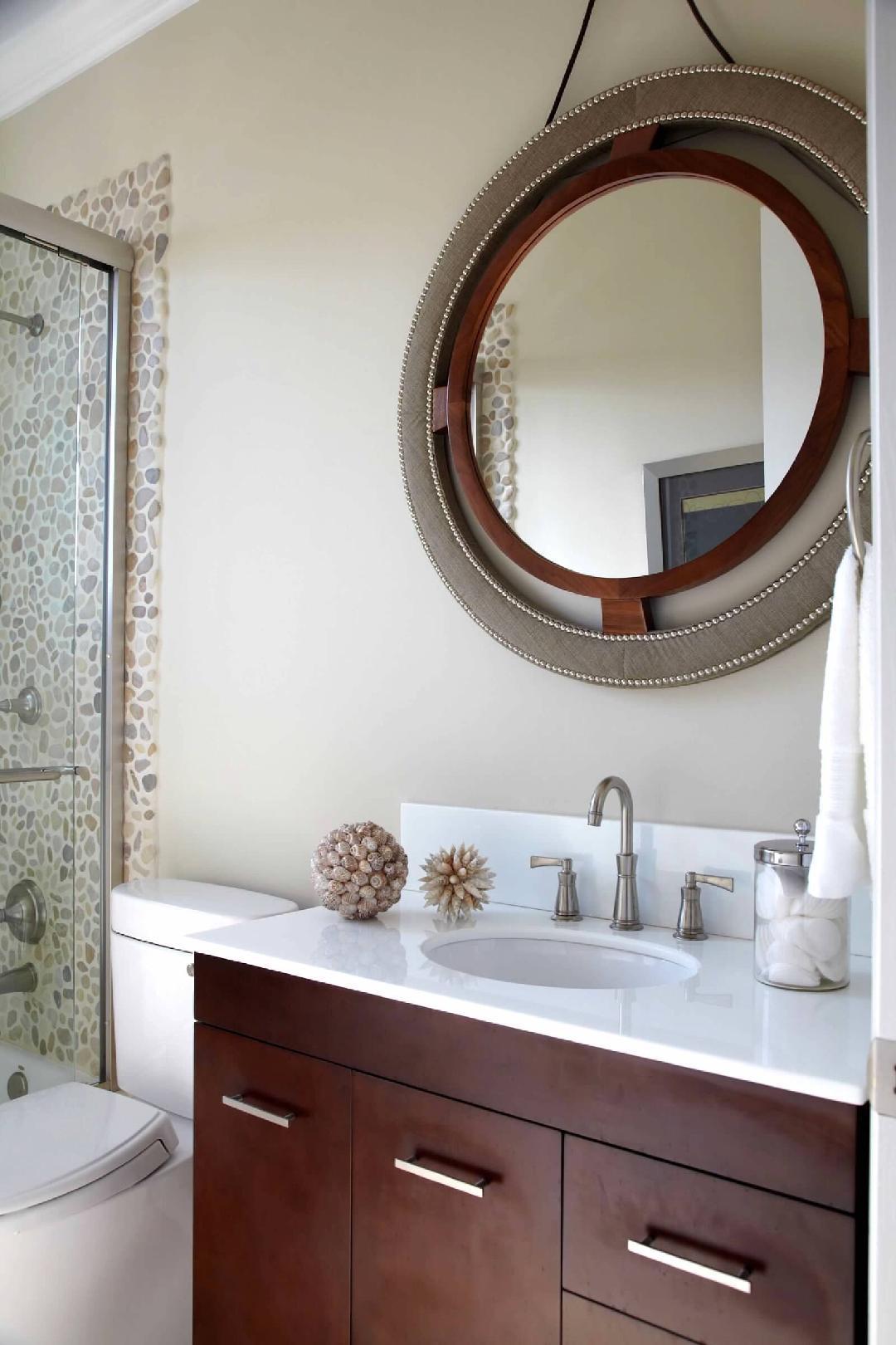 4191 Briarcliff Circle Boca Raton, FL 33496 - Photo 30 of 37 a bathroom with a toilet a sink and mirror