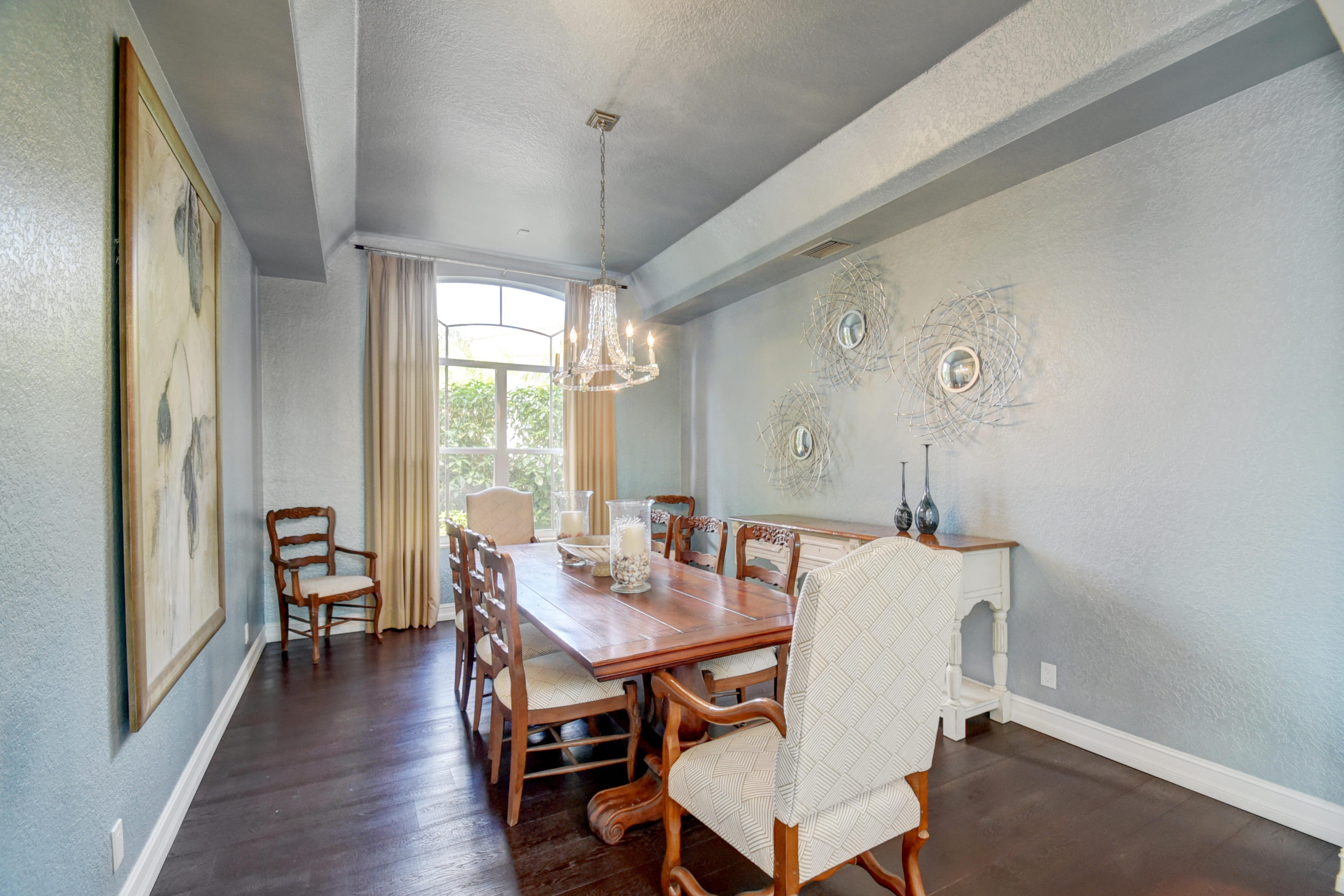 4191 Briarcliff Circle Boca Raton, FL 33496 - Photo 5 of 37 a dining room with furniture and wooden floor