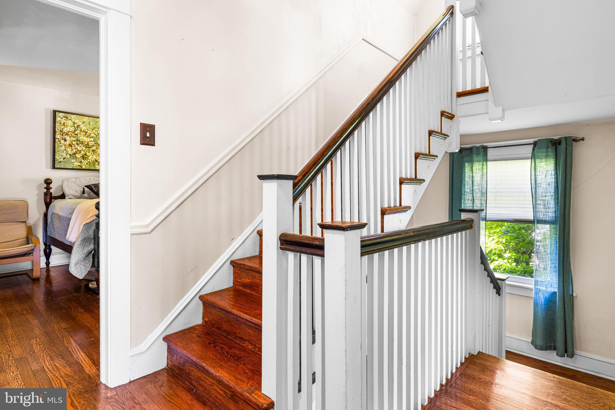 715 North Easton Road Glenside, PA 19038 - Photo 22 of 59 a view of entryway and hall with wooden floor