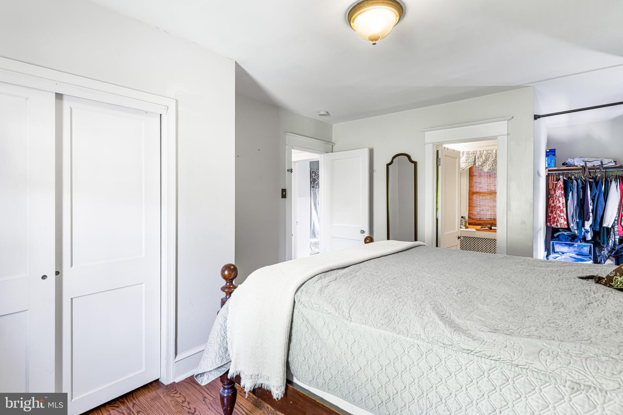 715 North Easton Road Glenside, PA 19038 - Photo 28 of 59 a bed room with a bed and a mirror