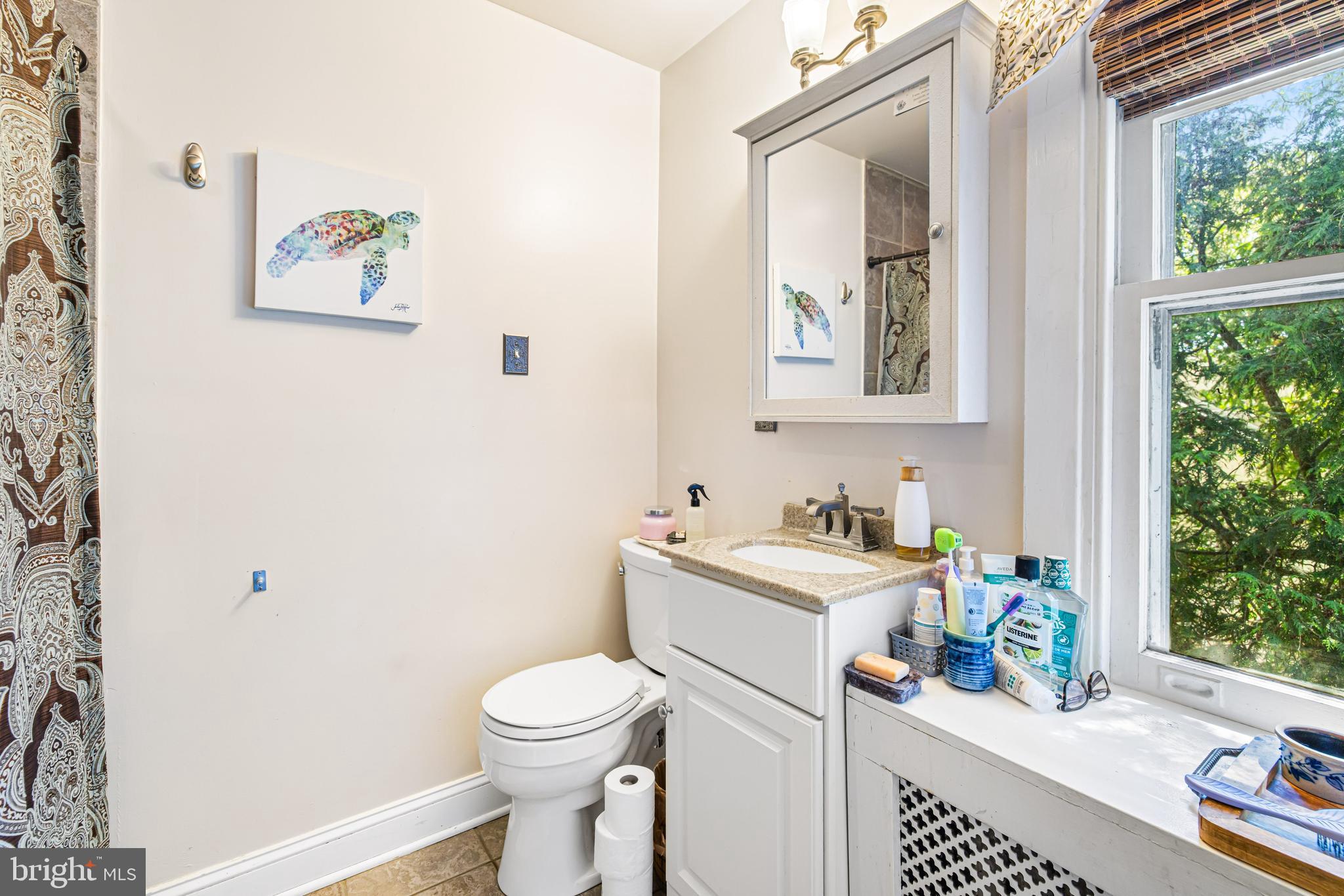 715 North Easton Road Glenside, PA 19038 - Photo 30 of 59 a bathroom with a sink a toilet and a window