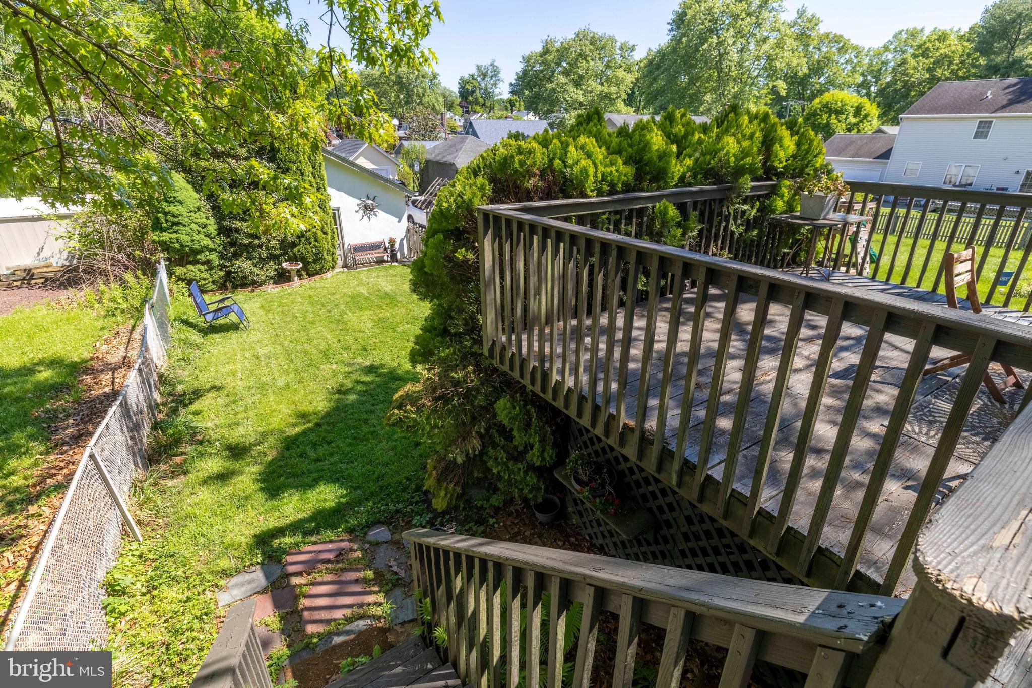 715 North Easton Road Glenside, PA 19038 - Photo 38 of 59 a view of a balcony with yard
