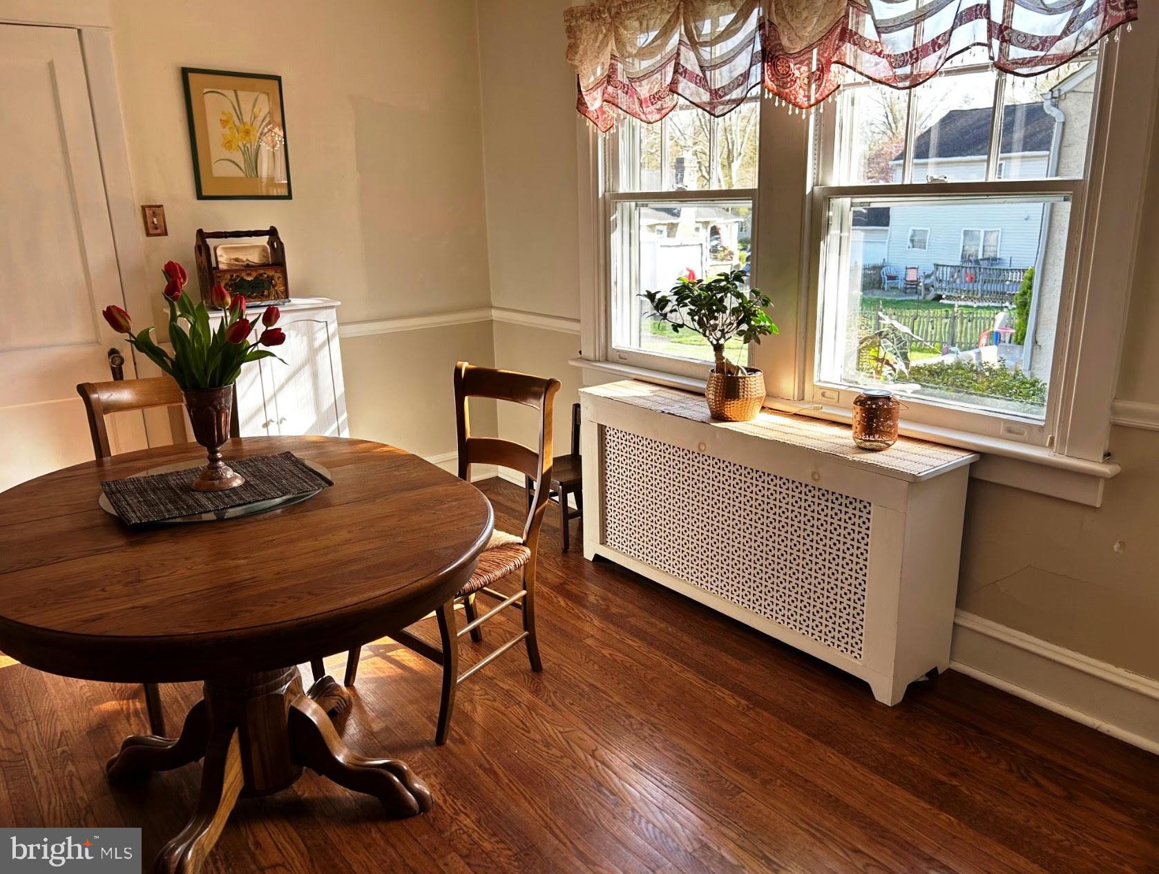715 North Easton Road Glenside, PA 19038 - Photo 51 of 59 a view of a dining room with furniture and wooden floor