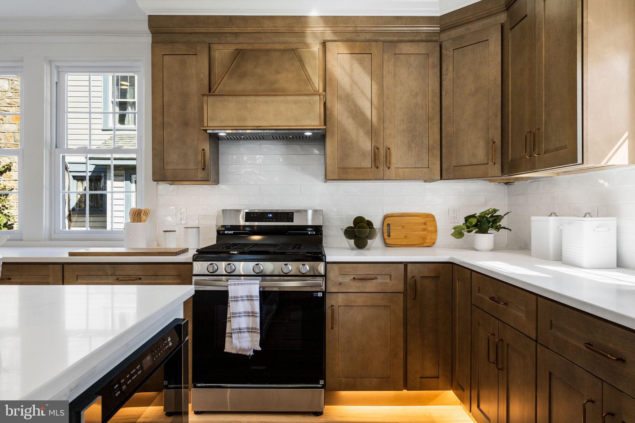 13 Princeton Road Havertown, PA 19083 - Photo 29 of 73 a kitchen with a sink a stove and cabinets