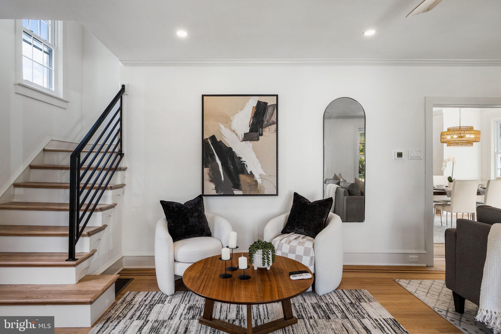 13 Princeton Road Havertown, PA 19083 - Photo 10 of 73 a living room with furniture and wooden floor