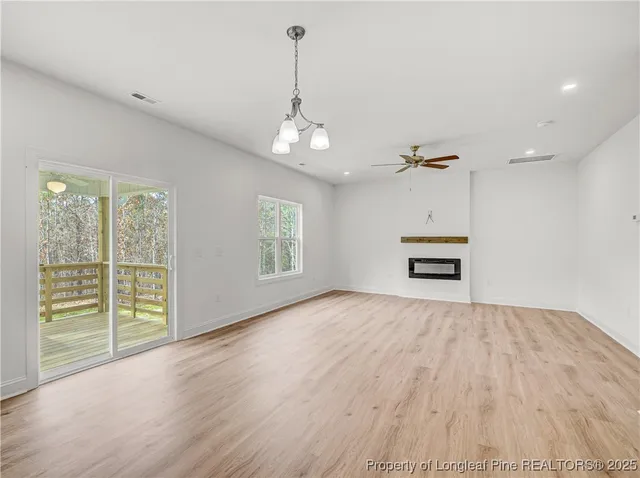 a view of livingroom with hardwood floor and window