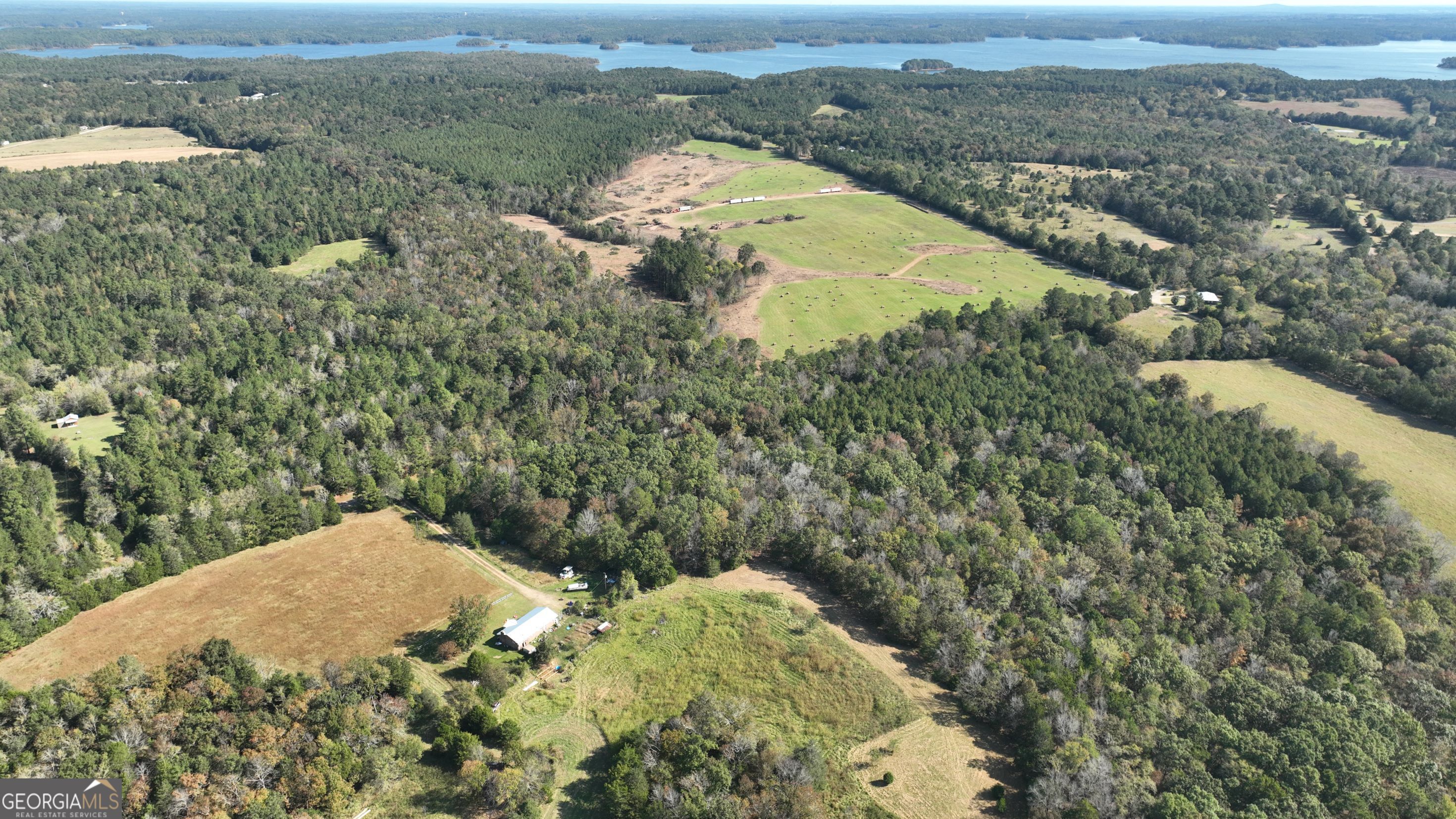 3563 Ernest Brown Road Elberton, GA 30635 - Photo 5 of 8 a view of a lake and mountain