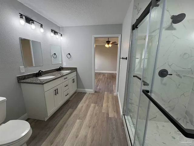 a view of a backyard of the house