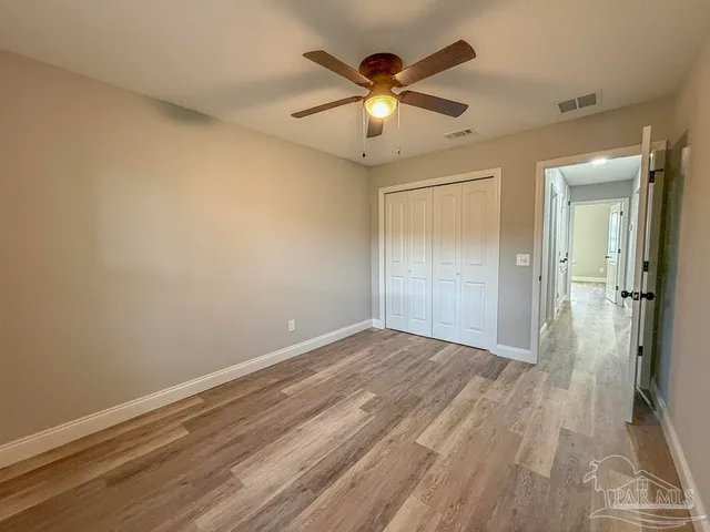 wooden floor in an empty room