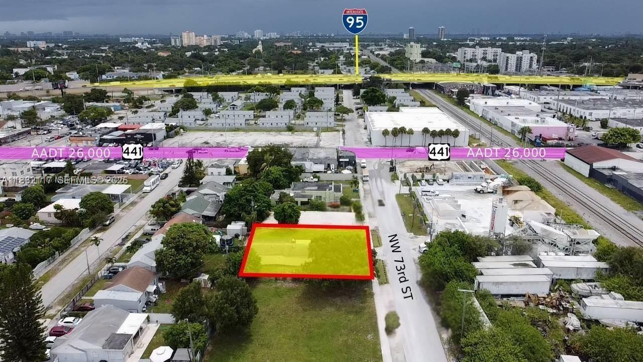 759 Northwest 73rd Street Miami, FL 33150 - Photo 5 of 9 an aerial view of tennis an outdoor space