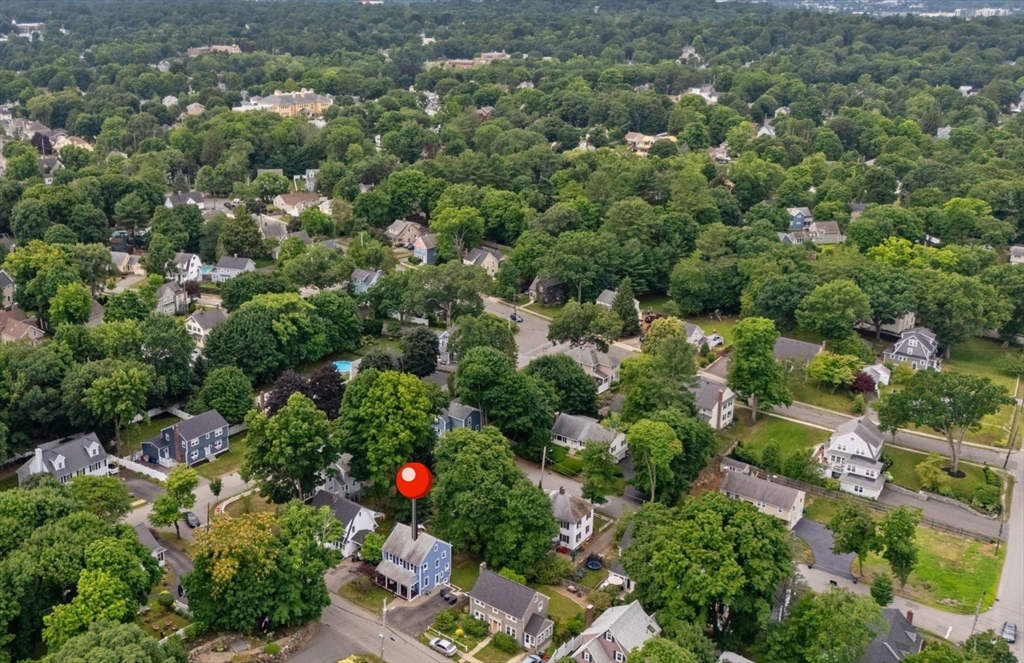 10 Parkview Road Reading, MA 01867 - Photo 26 of 31 an aerial view of residential houses with outdoor space and trees