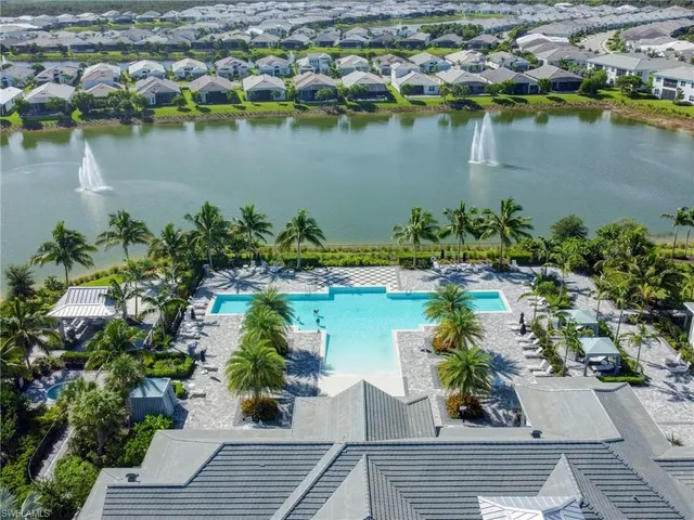 a view of swimming pool and lake view