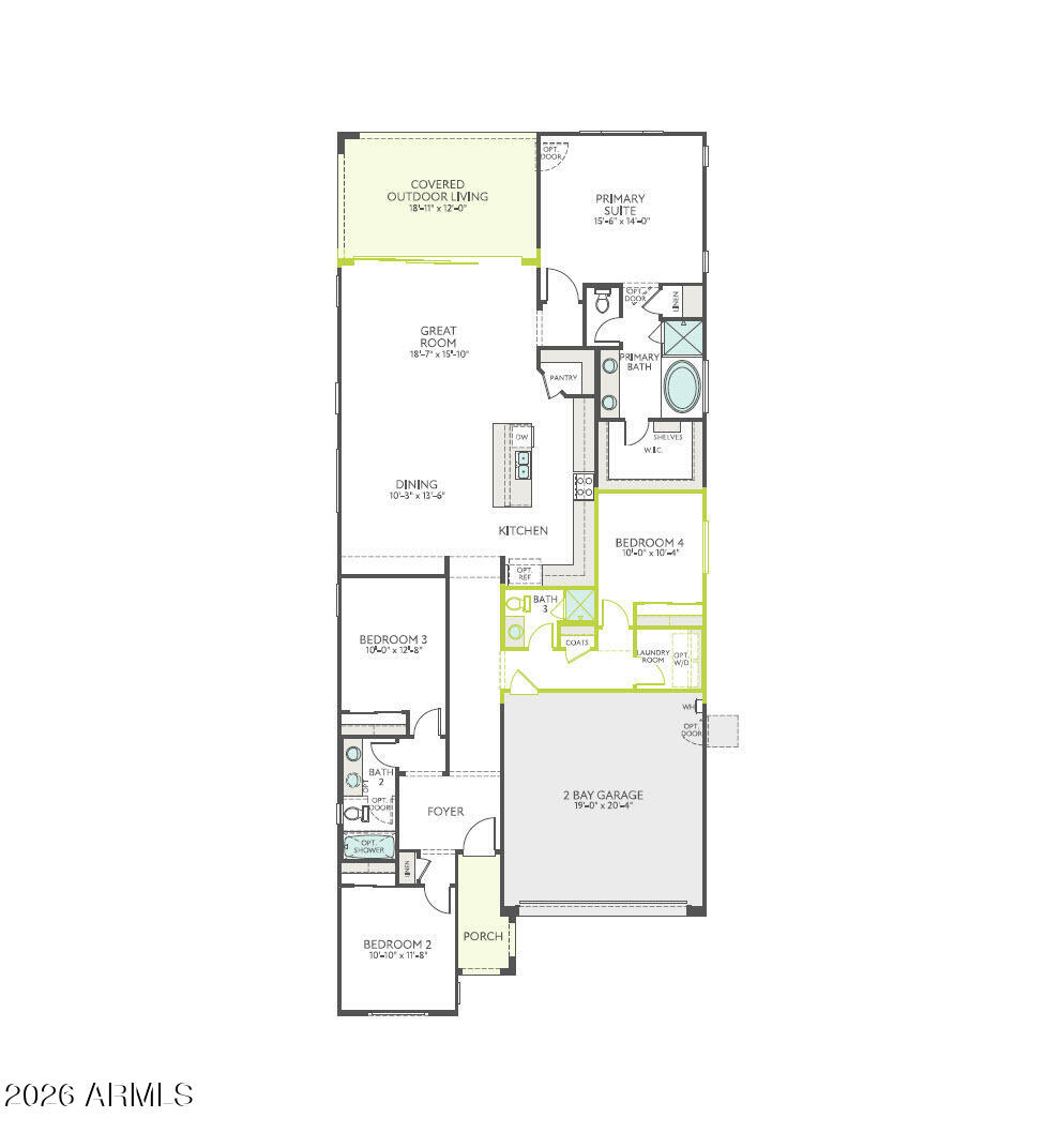 5879 South Red Rock Street Gilbert, AZ 85298 - Photo 18 of 18 Brambling 65 Floorplan