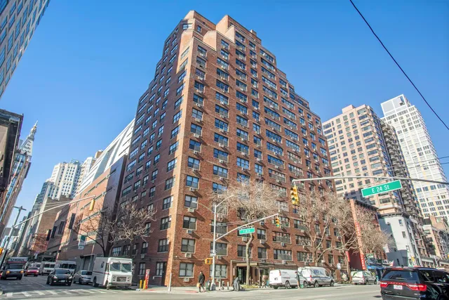 a front view of a building