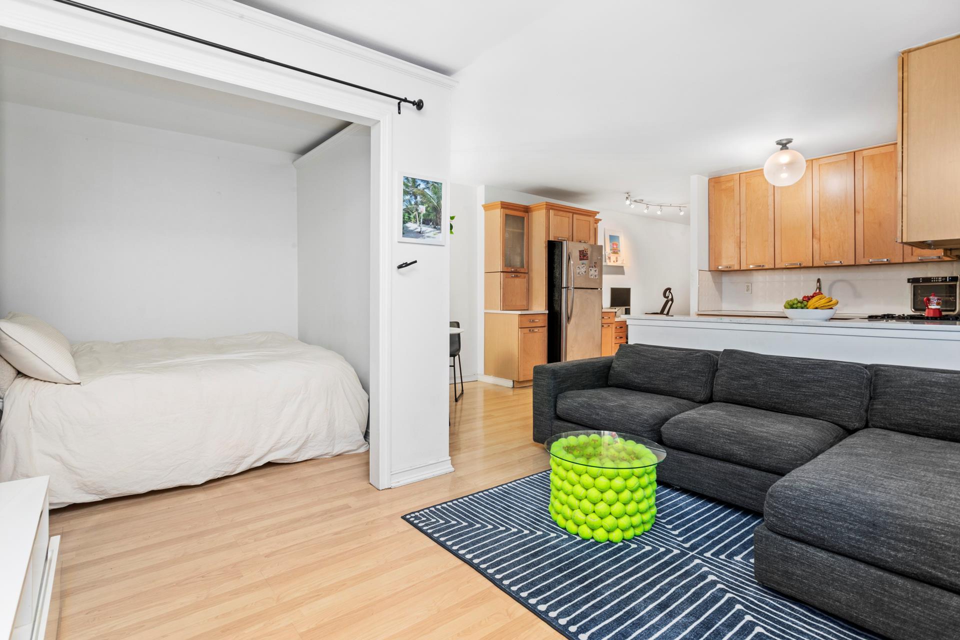 330 3rd Avenue, Unit 3L Manhattan, NY 10010 - Photo 12 of 13 a living room with furniture and a rug