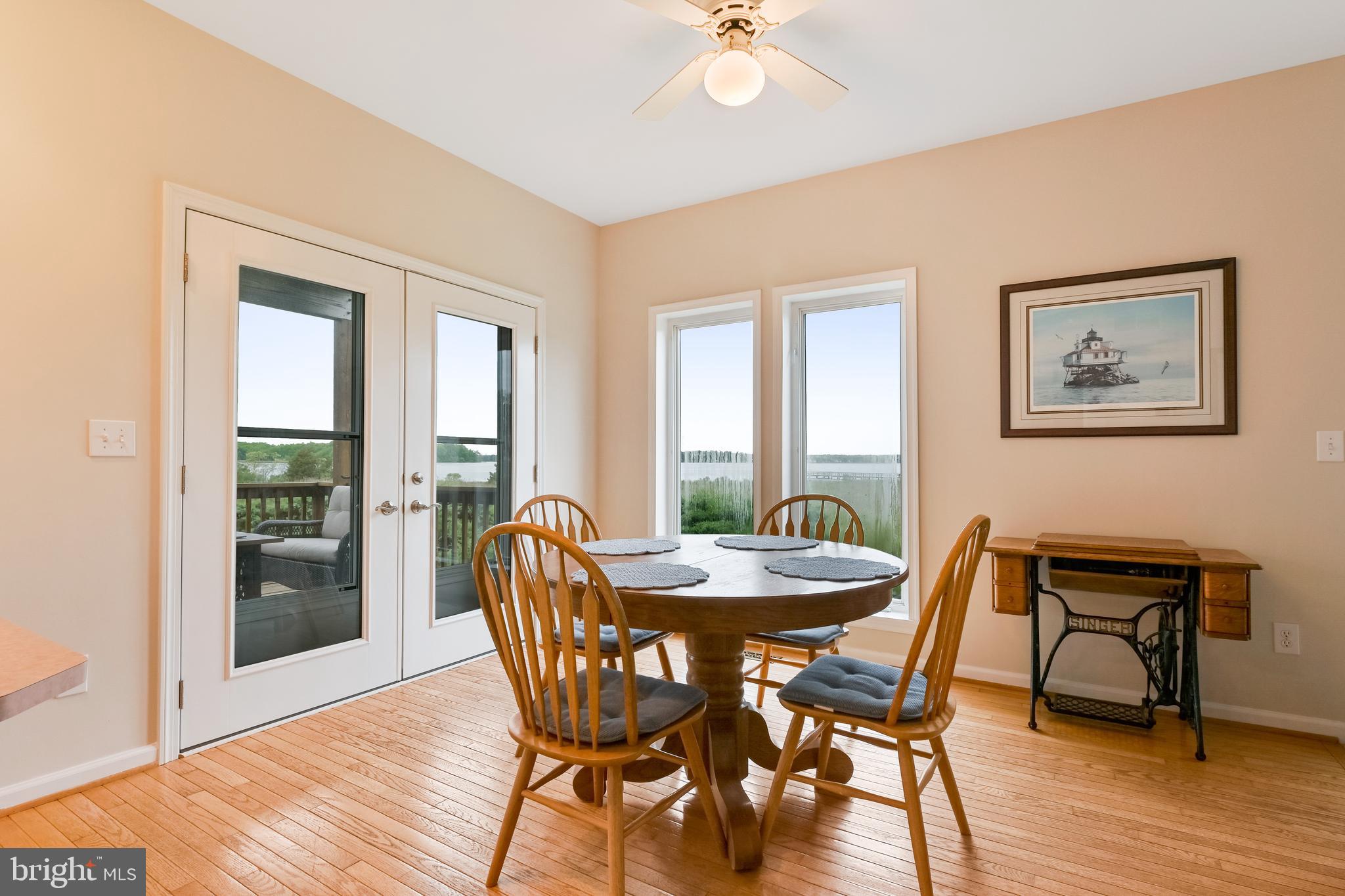 1100 Paca Drive Edgewater, MD 21037 - Photo 28 of 60 Breakfast nook overlooks deck and water