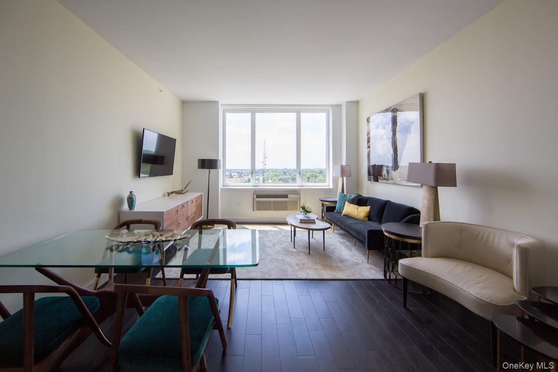1 3rd, Unit 825 Mineola, NY 11501 - Photo 17 of 25 a living room with furniture and a flat screen tv