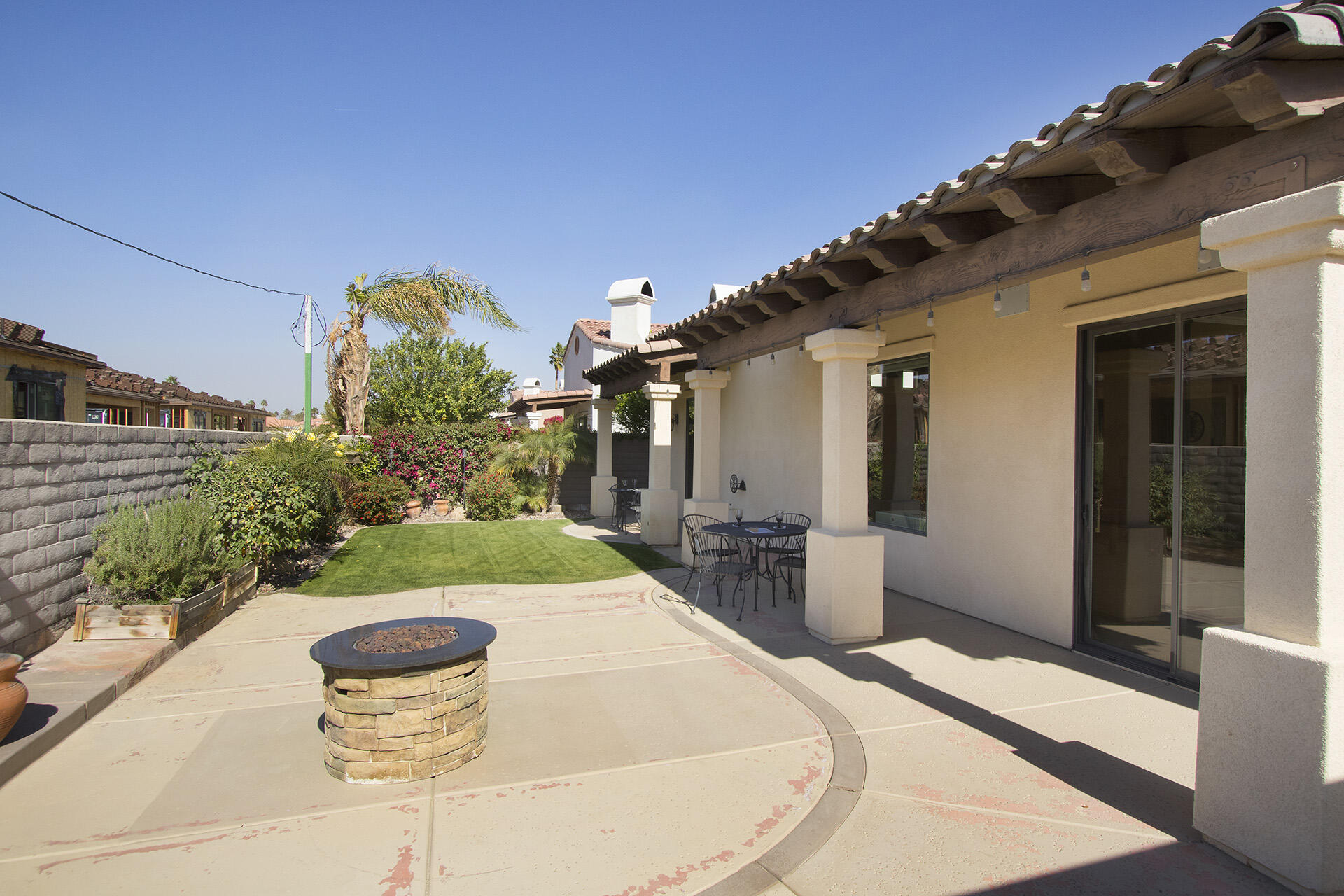 57669 Santa Rosa Trail La Quinta, CA 92253 - Photo 20 of 59 a view of a house with porch and furniture