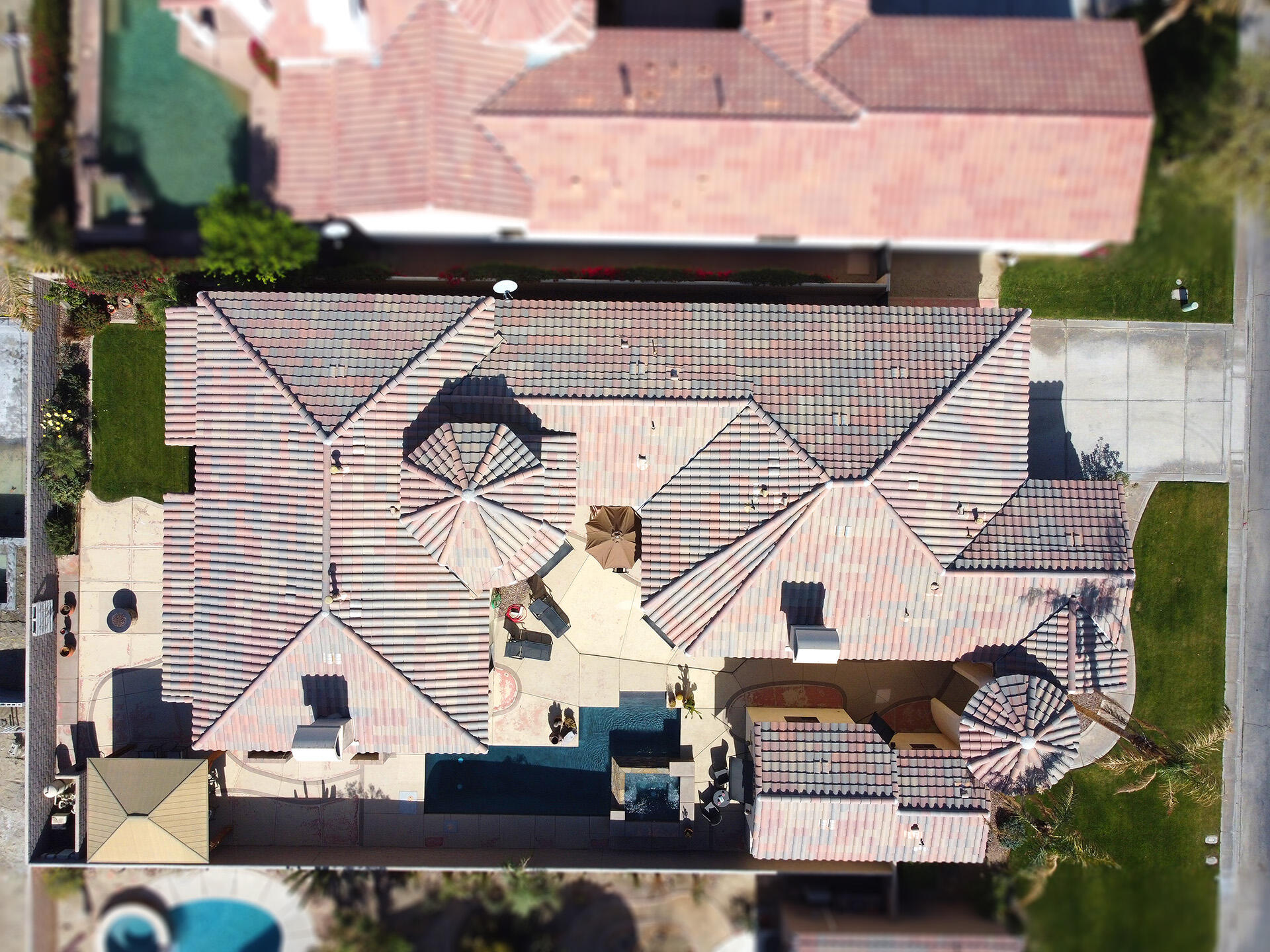 57669 Santa Rosa Trail La Quinta, CA 92253 - Photo 7 of 59 an aerial view of a house with a yard